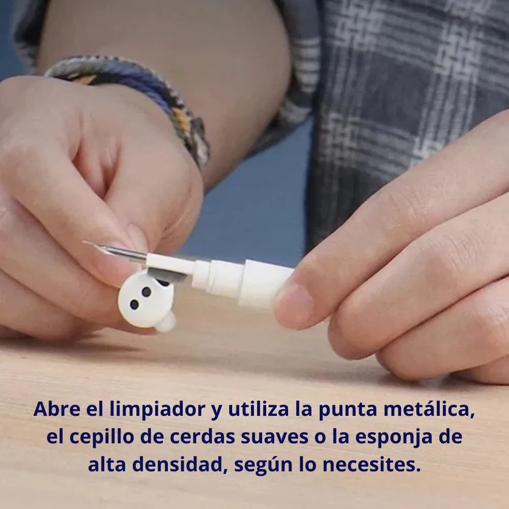 Sonido Puro™ – Kit 3 en 1 de Limpieza para AirPods y Auriculares