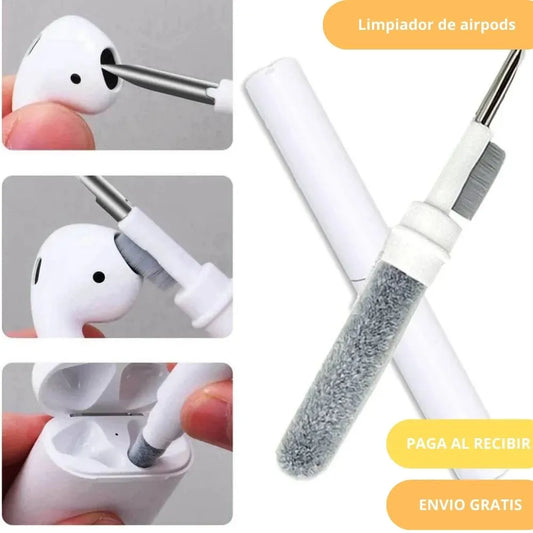 Sonido Puro™ – Kit 3 en 1 de Limpieza para AirPods y Auriculares