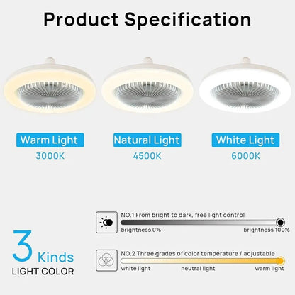 ClimaPro – Foco Ventilador 2 En 1 Inteligente