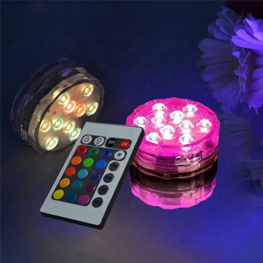 AquaGlow Pro – LED Sumergible RGB para Piscinas y Decoración
