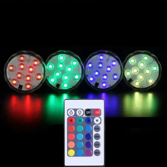 AquaGlow Pro – LED Sumergible RGB para Piscinas y Decoración