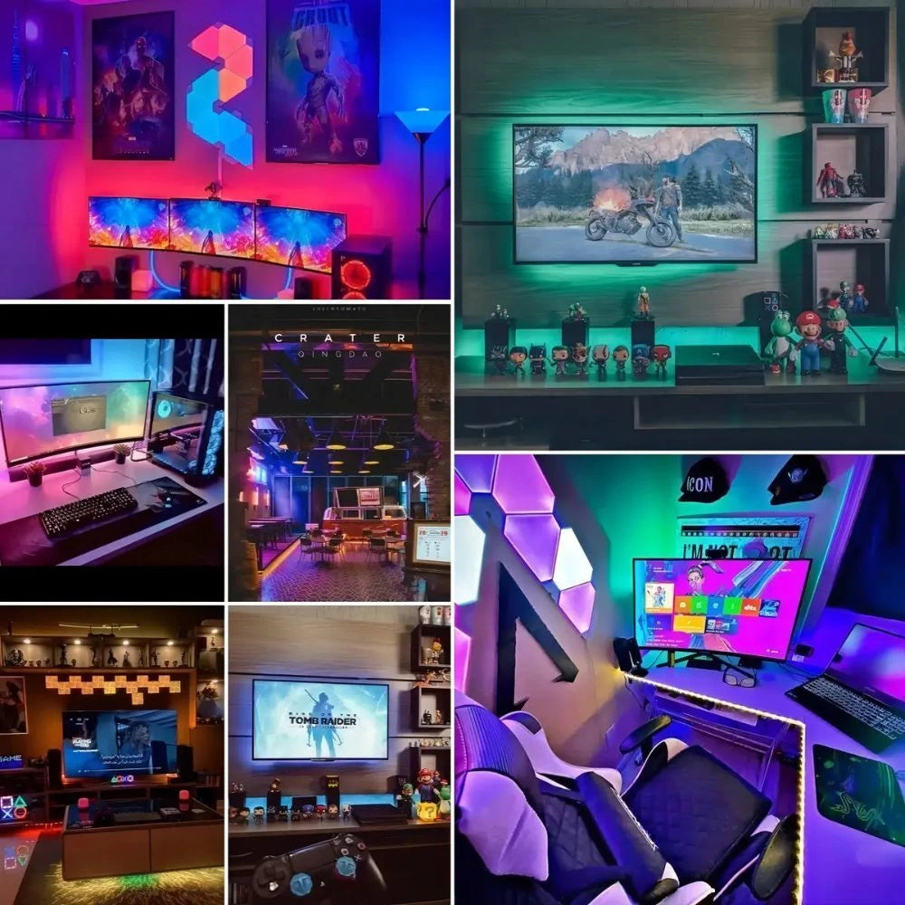 Luz Inteligente - Cinta LED RGB Bluetooth de 5 Metros