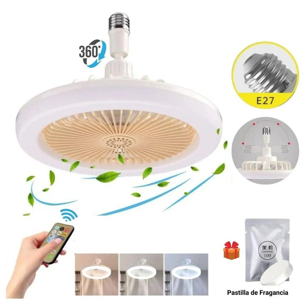 ClimaPro – Foco Ventilador 2 En 1 Inteligente