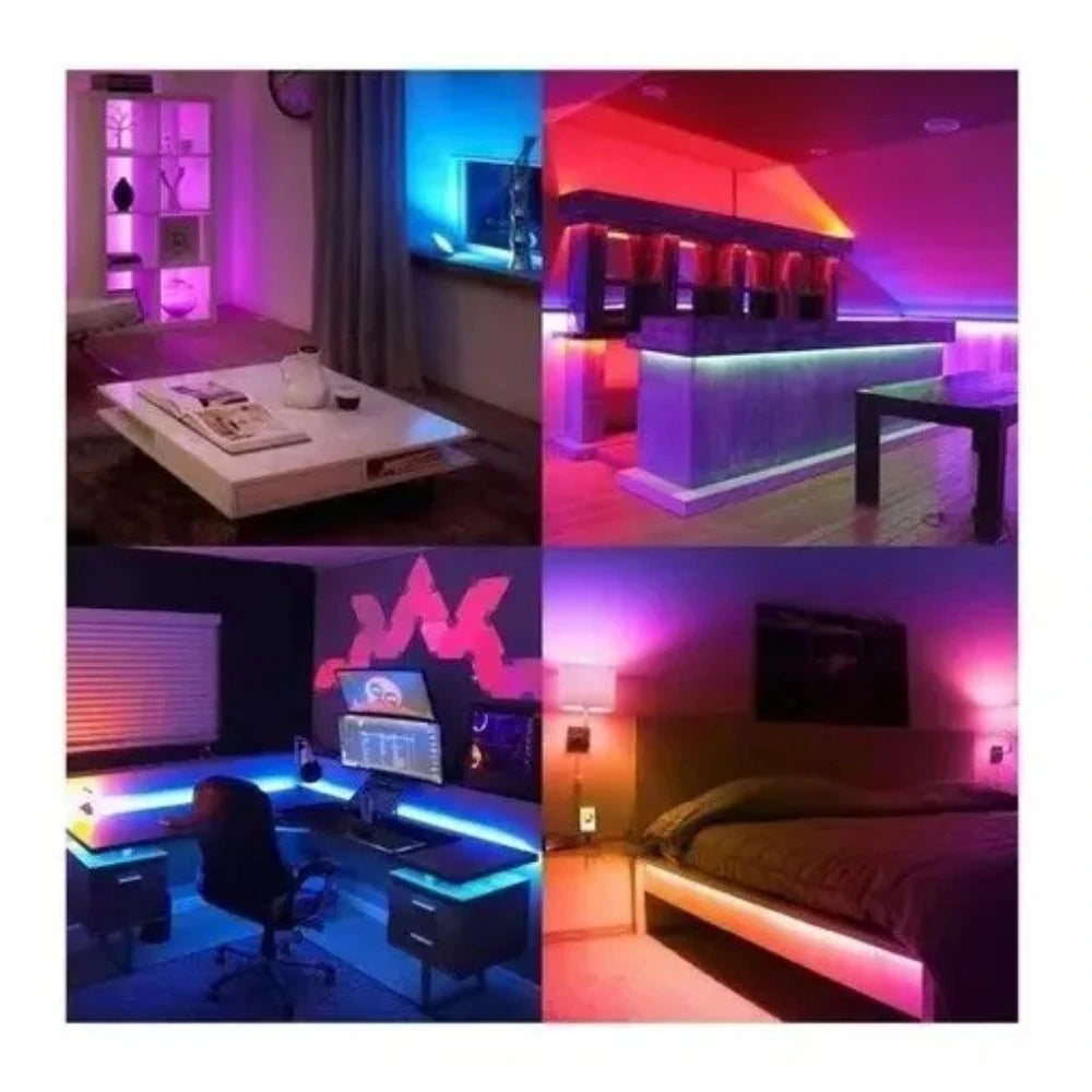 Luz Inteligente - Cinta LED RGB Bluetooth de 5 Metros