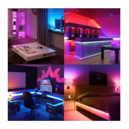 Luz Inteligente - Cinta LED RGB Bluetooth de 5 Metros