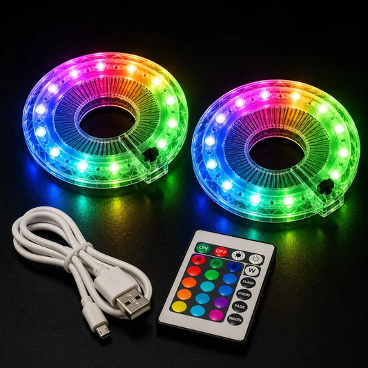Visibilidad Pro - Luces Multicolor para Bicicleta