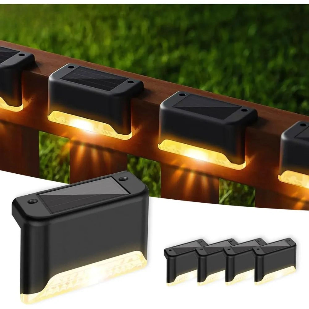 Luz Inteligente – Kit X4 Luces Solares Automáticas